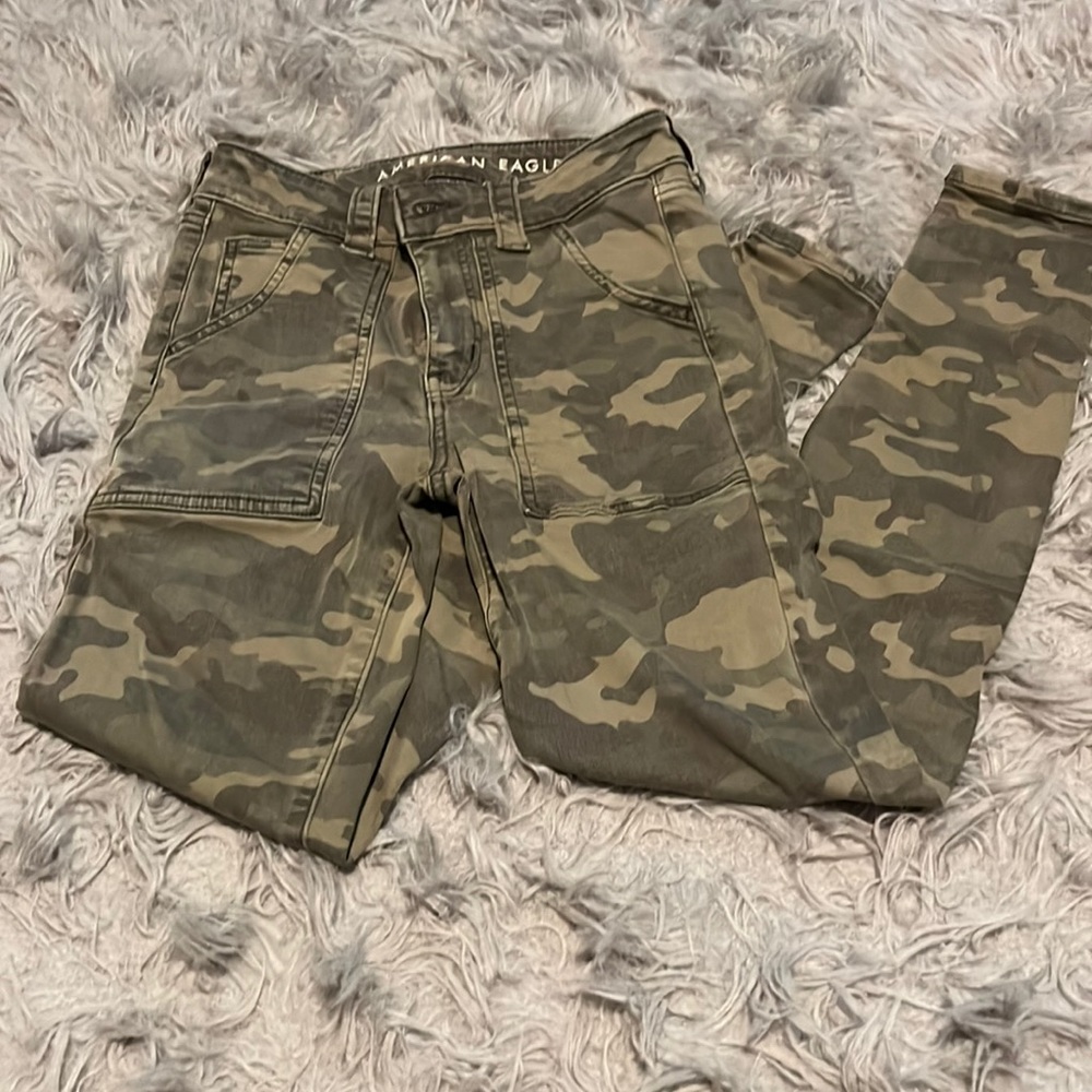 American Eagle Next Level Stretch Hi-Rise Camo Jegging